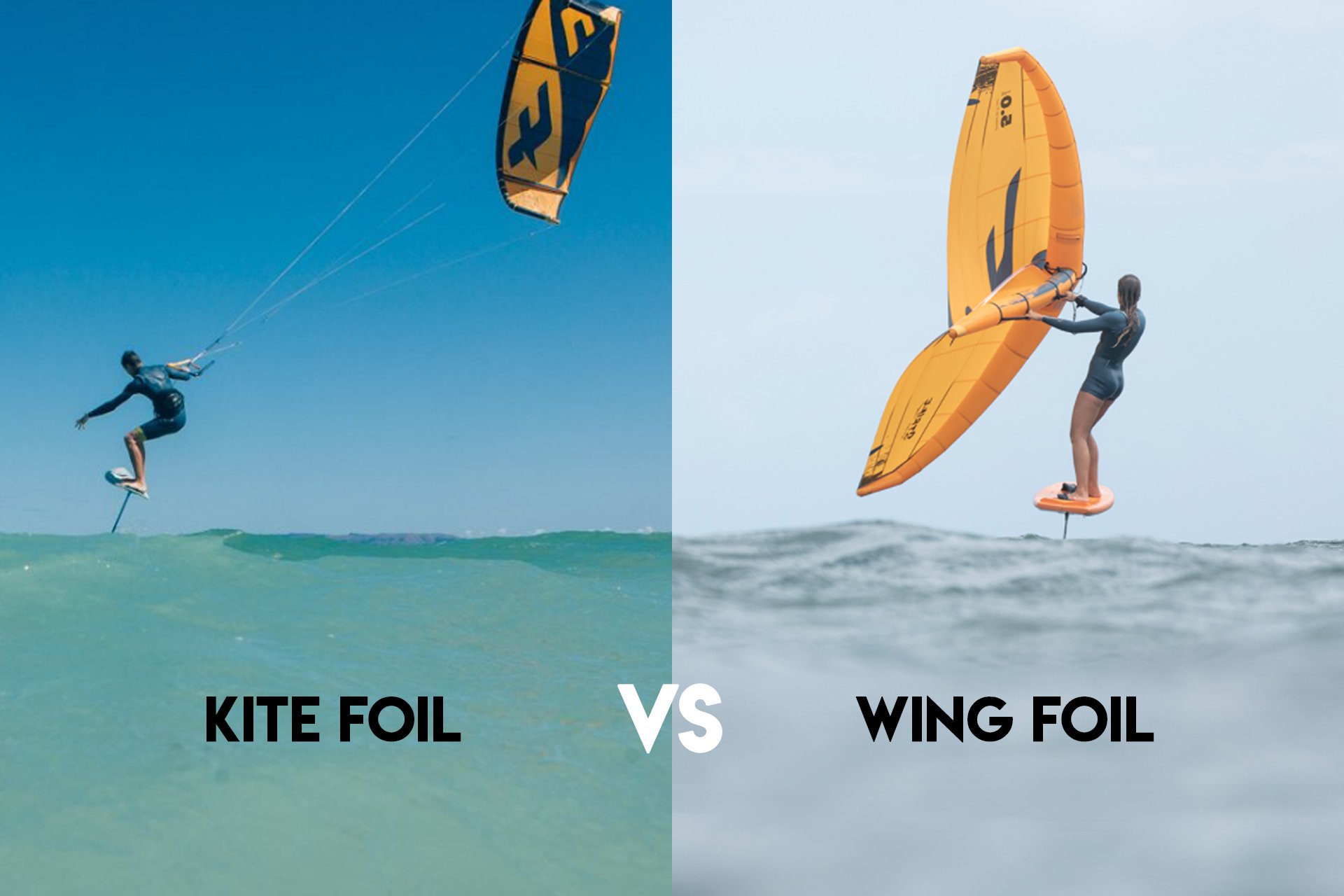 Wingfoil VS Kitefoil : quelle discipline essayer ?